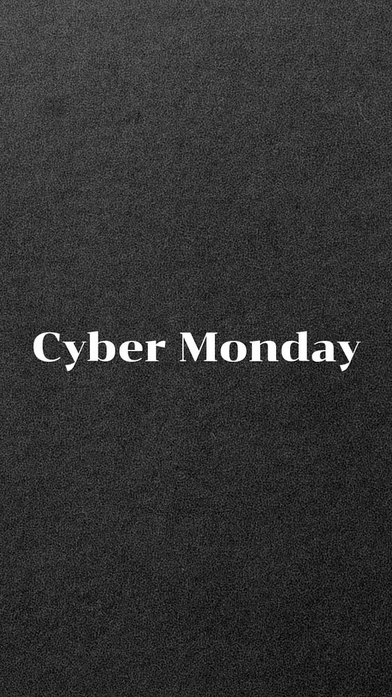 Cyber monday Instagram story template, editable text