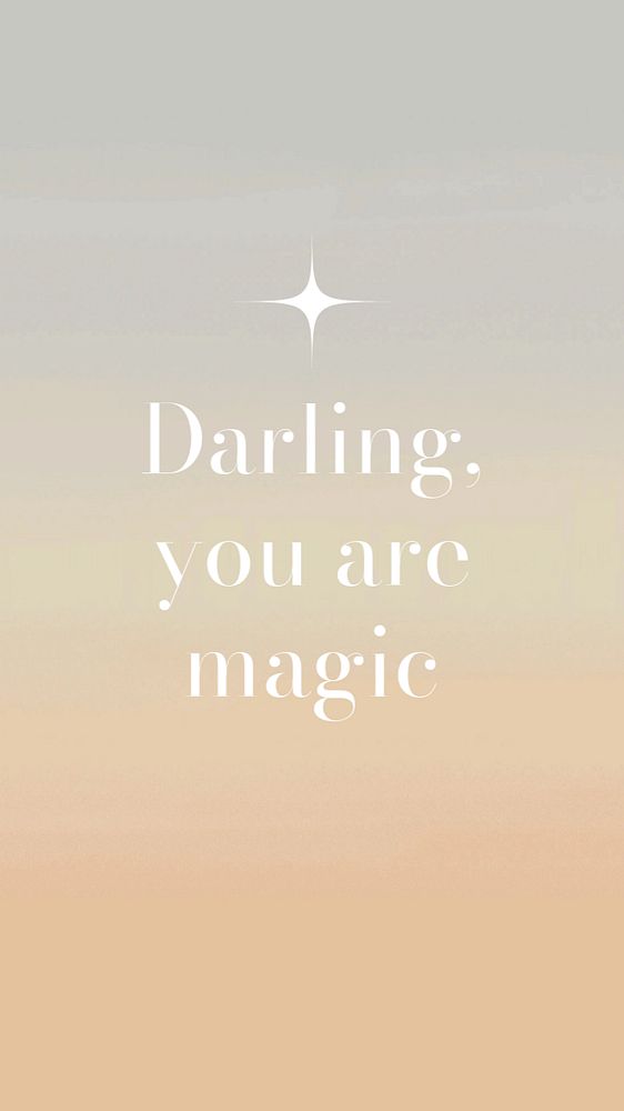 You are magic Instagram story template, editable text