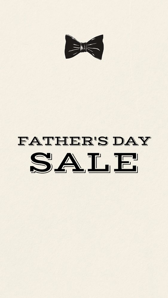 Fathers day sale Instagram story template, editable text