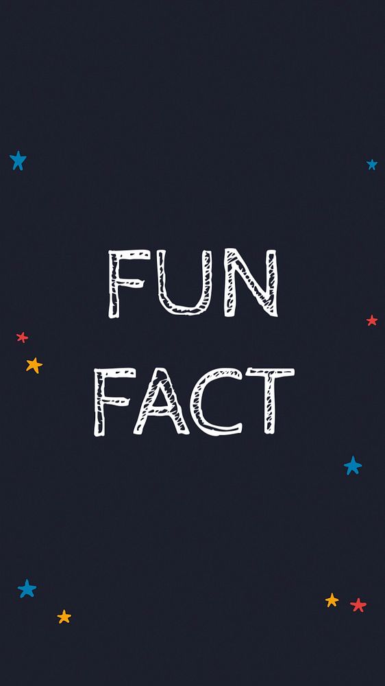 Fun fact Instagram story template, editable text