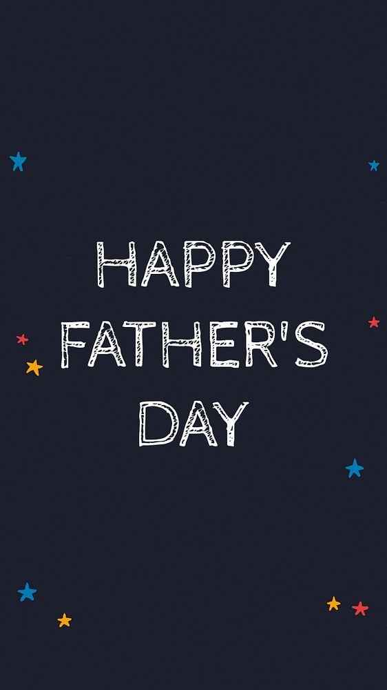 Father's day Instagram story template, editable text