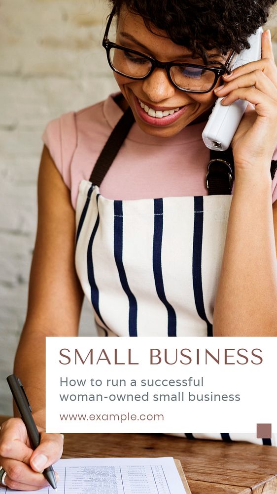 Small business social story template, editable Instagram design 