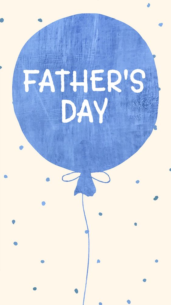 Father's day Instagram story template, editable text