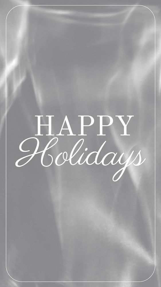 Happy holidays Instagram story template, editable text