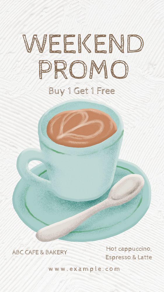 Weekend promotion  Instagram story template, editable text