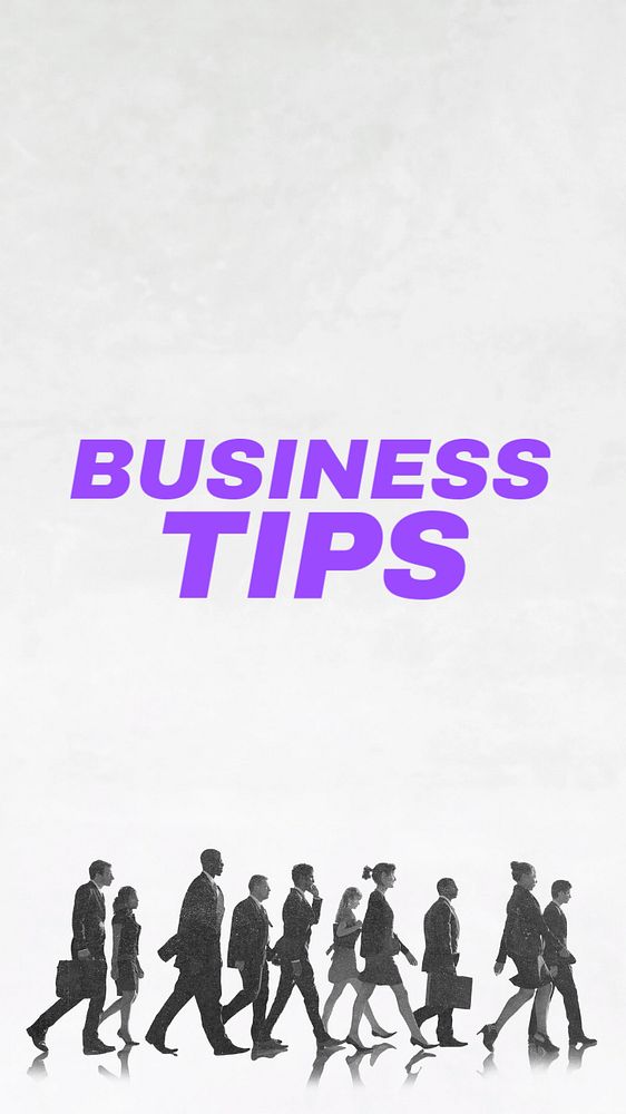 Business tips Instagram story template, editable text