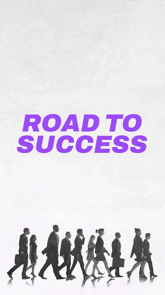 Success Instagram story template, editable text