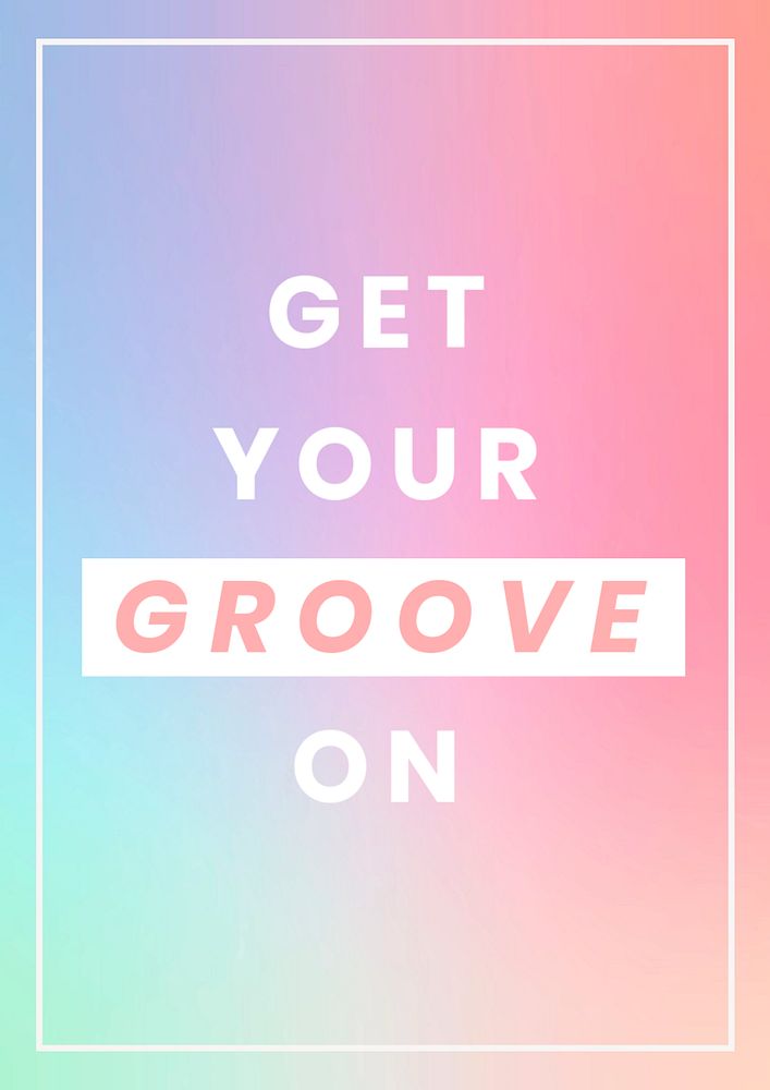 Dance & groove poster template, editable text and design