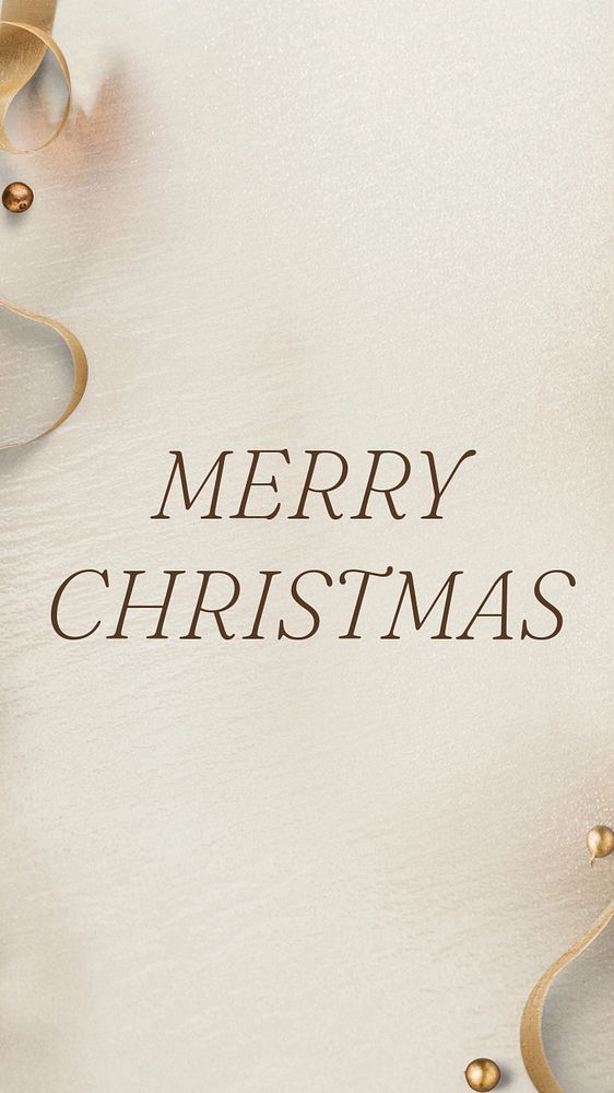 Merry Christmas Instagram story template, editable text