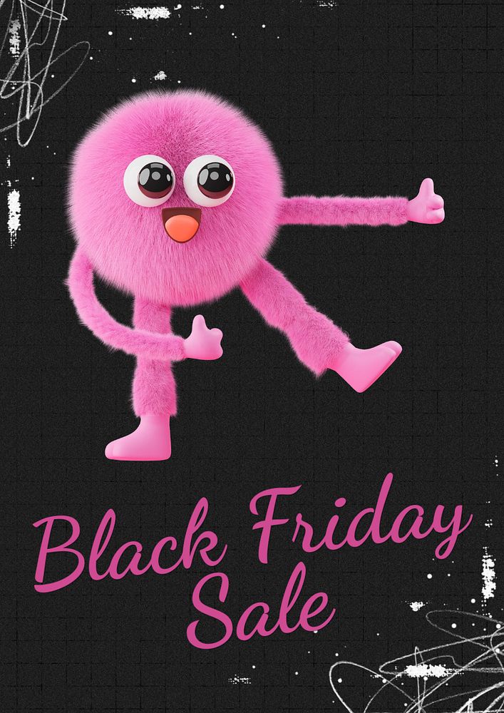 Black Friday  poster template, editable text and design