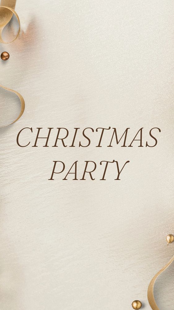 Christmas party social story template, editable text