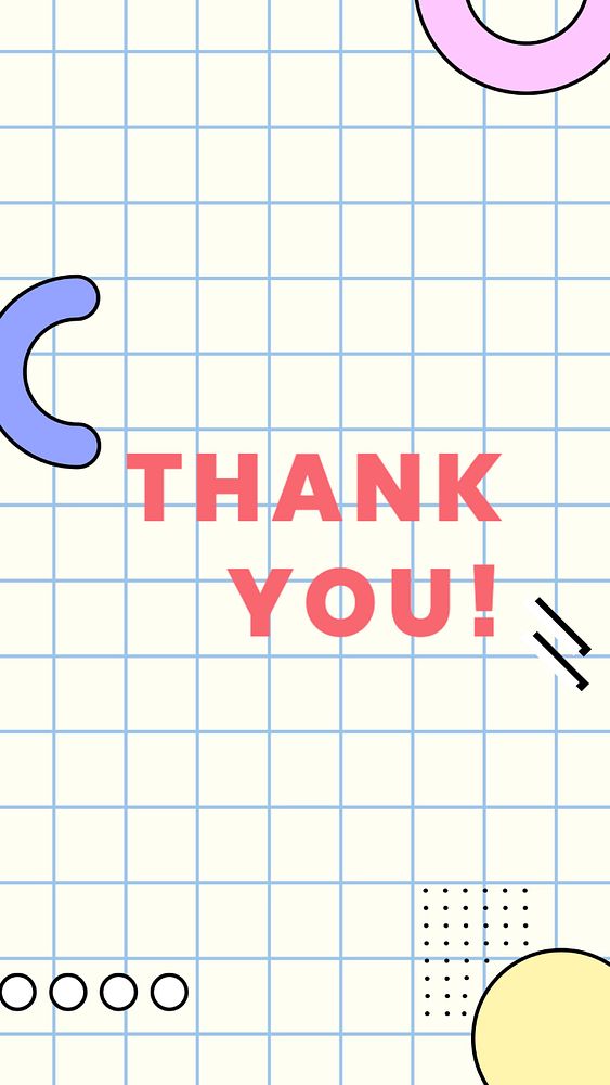 Thank you Instagram story template, editable text