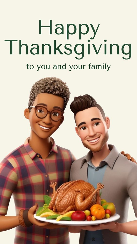 Happy thanksgiving Instagram story template, editable text