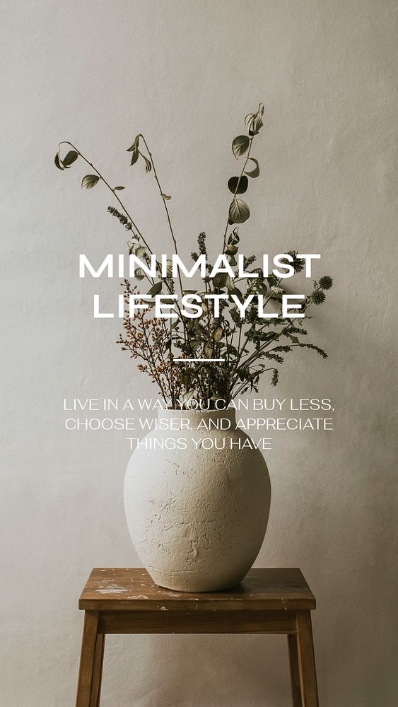 Minimalist lifestyle Facebook story template, editable brown design