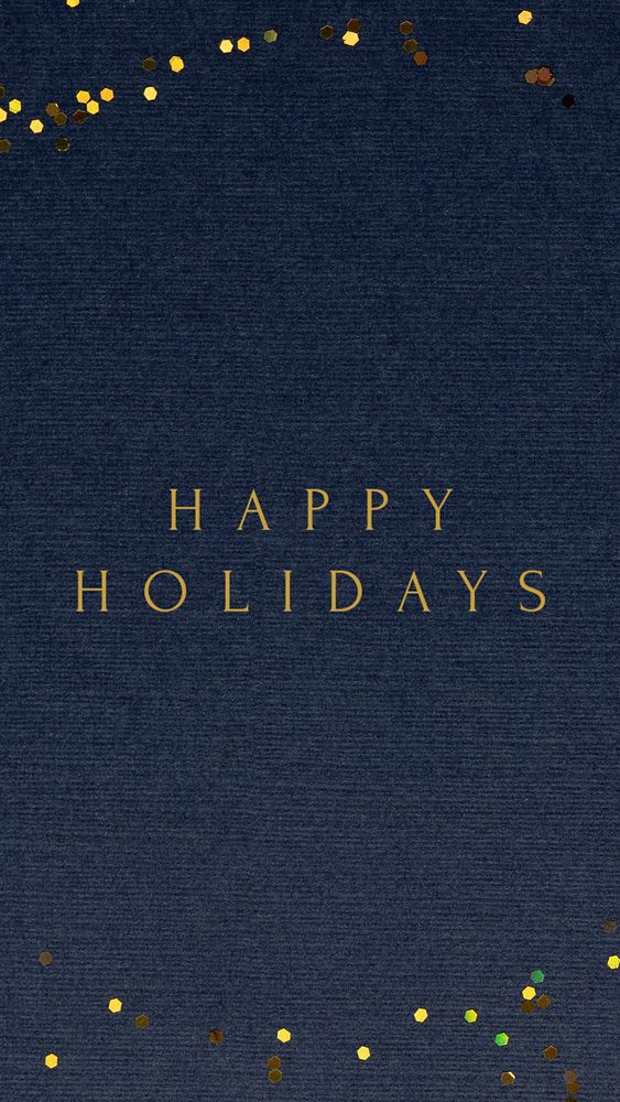 Happy holidays Instagram story template, editable text