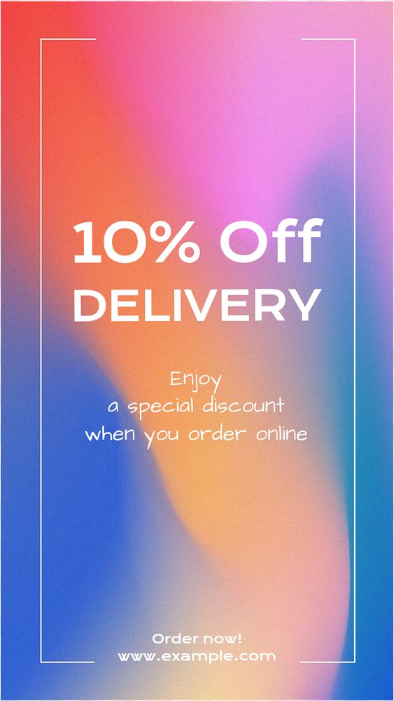 Sale Instagram story template, editable text