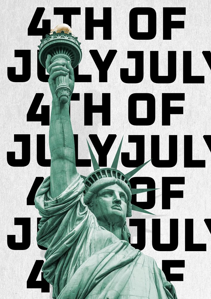 Independence Day  poster template, editable text and design