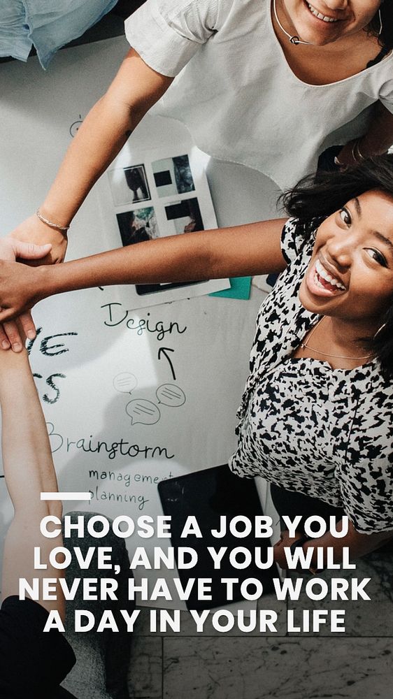 Career inspirational quote social story template, editable Instagram design