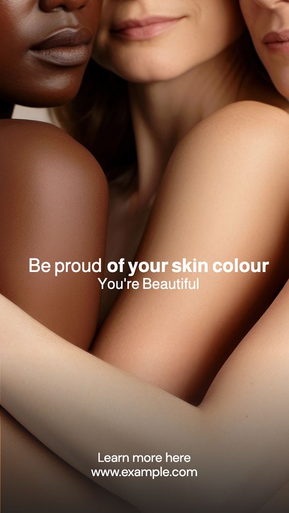 Black is beautiful Instagram post template, editable text