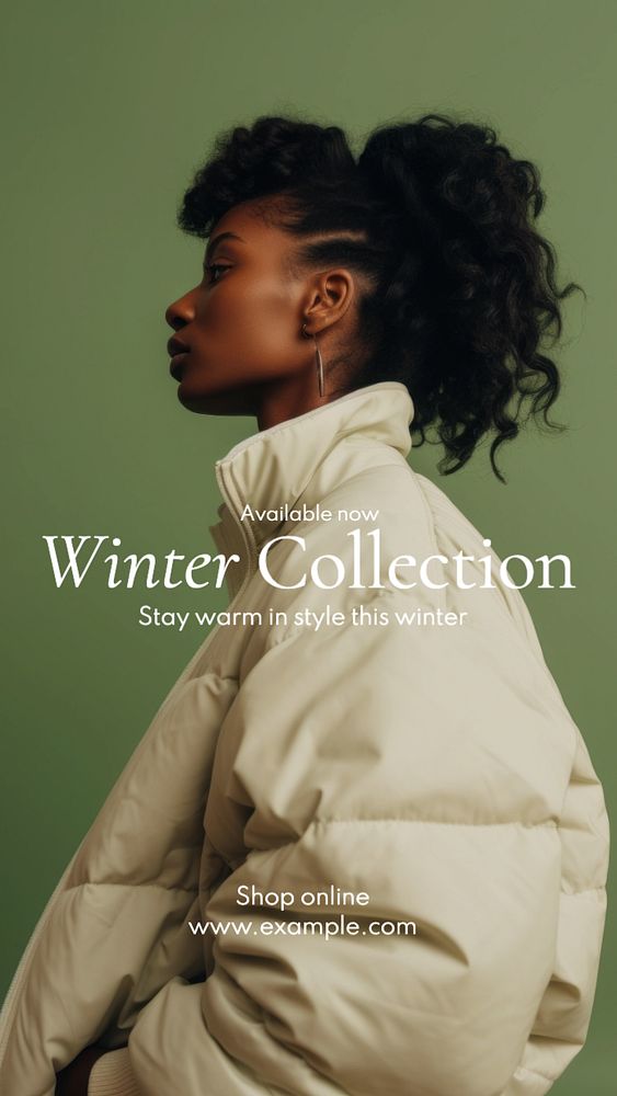 Winter collection Instagram story template