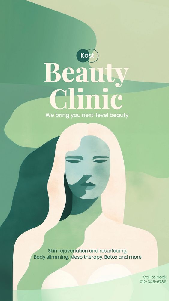 Beauty clinic Instagram story template