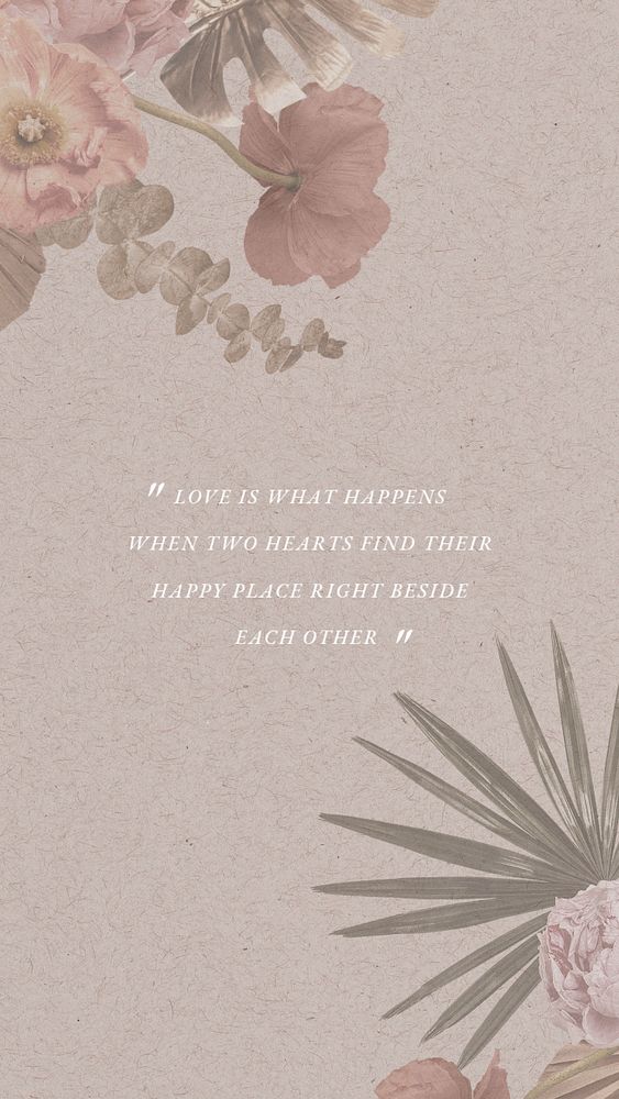 Floral quote Instagram story template, editable text