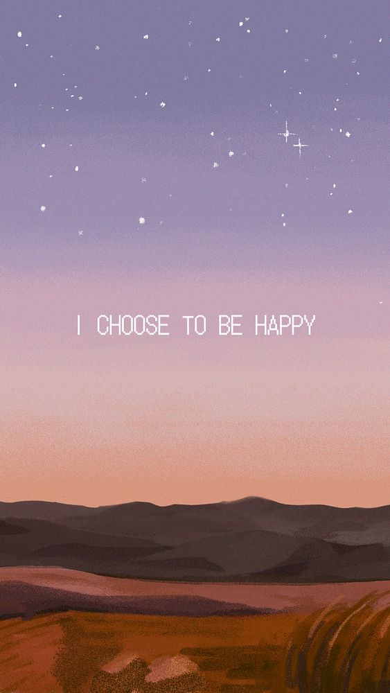 Affirmation social media story template, minimal evening aesthetic design