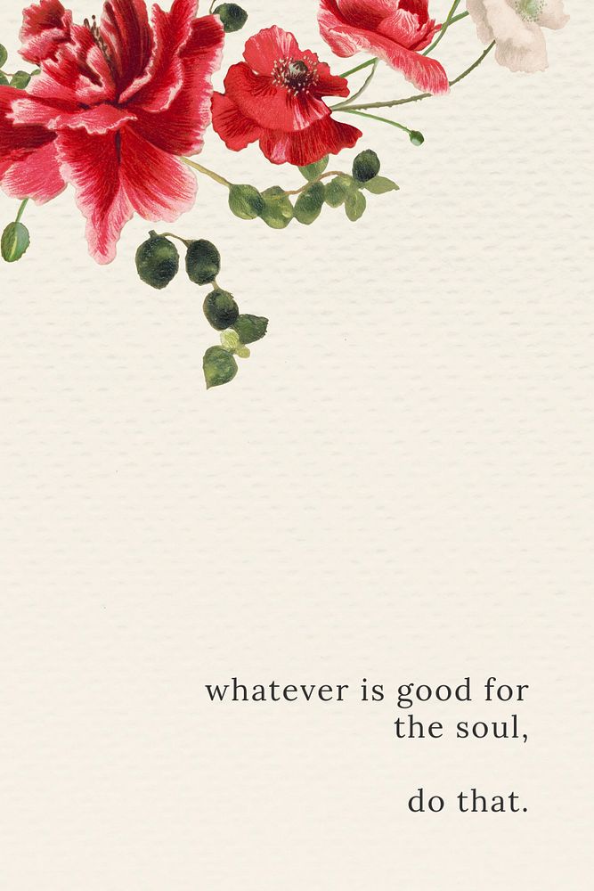 Floral Pinterest post template, motivational social media banner design