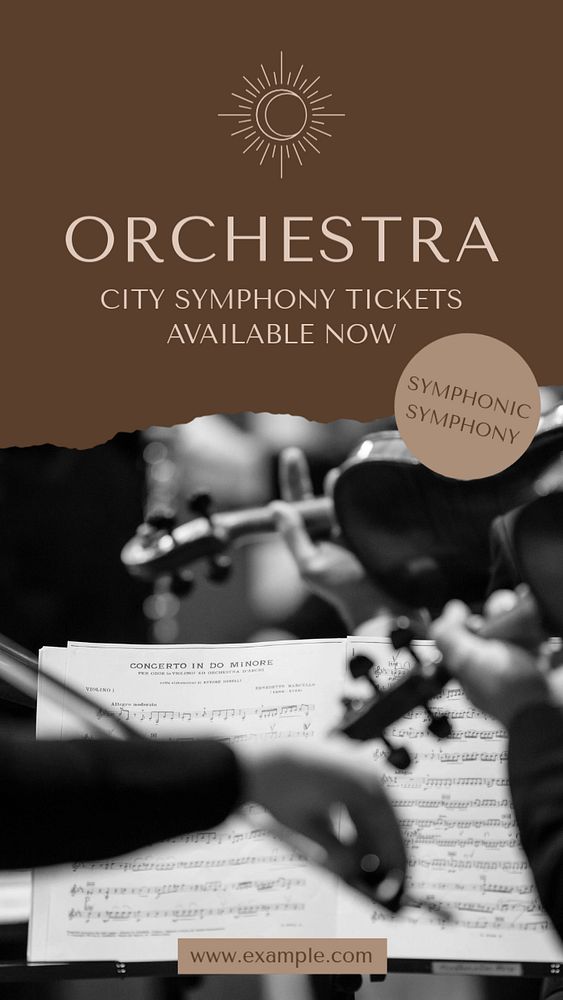 Orchestra social story template, editable text