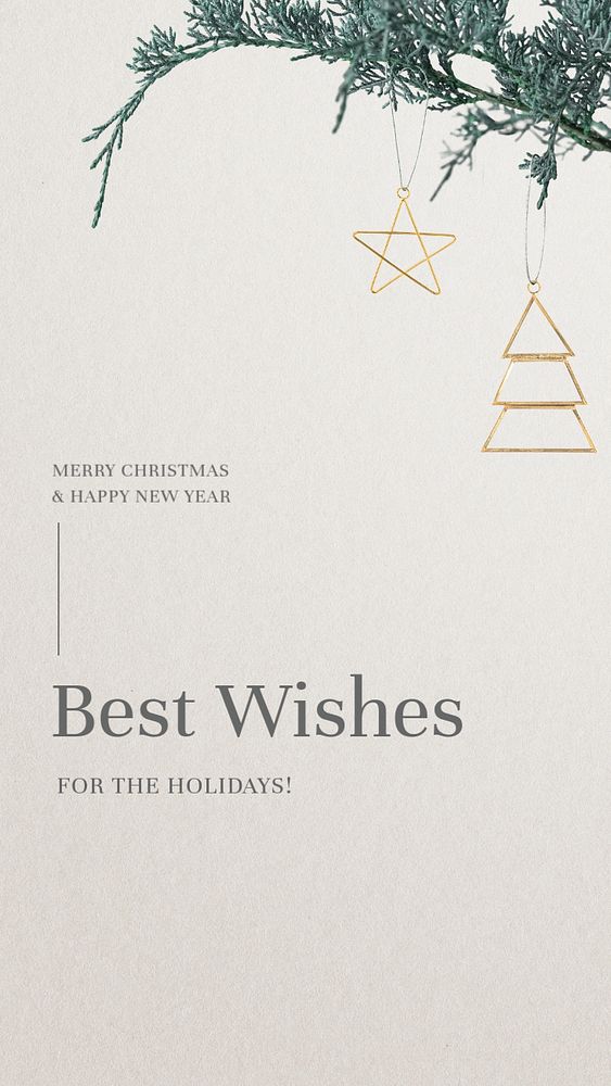 Best wishes Facebook story template, editable design