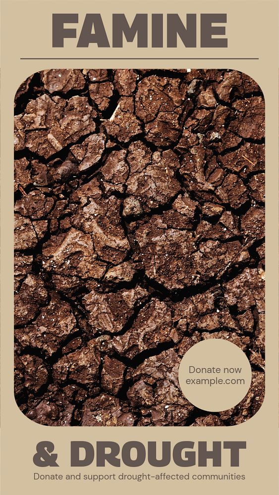 Climate change  Instagram story template, editable design for social media