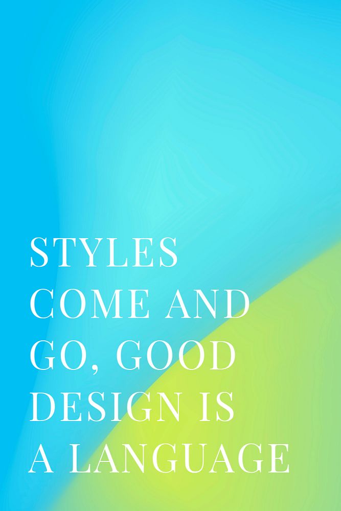 Abstract gradient Pinterest pin template, editable quote design