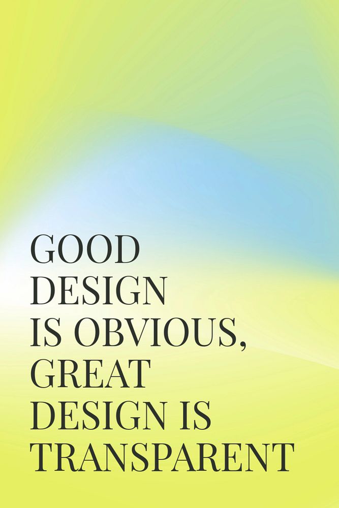 Abstract gradient Pinterest pin template, editable design quote