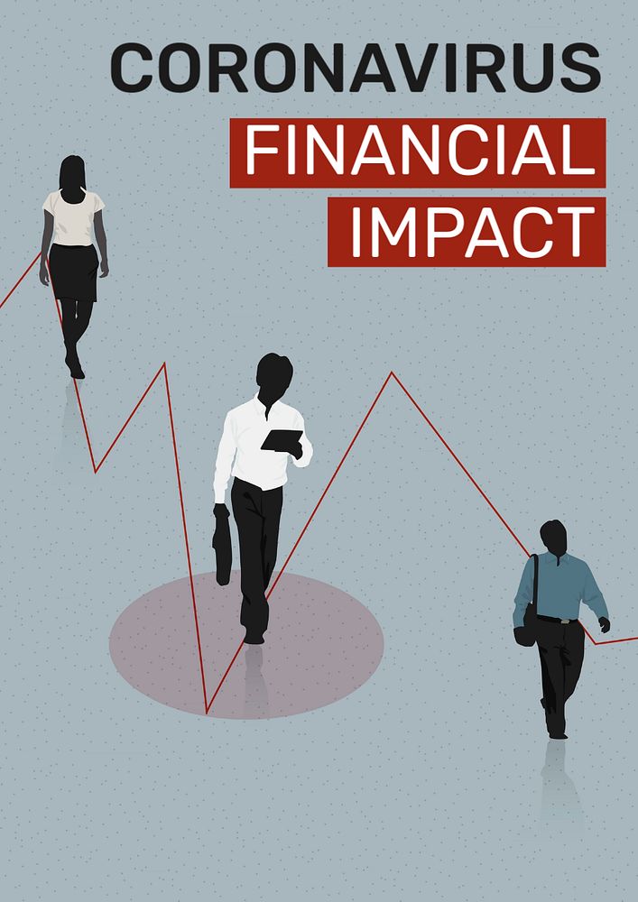 Financial impact editable poster template