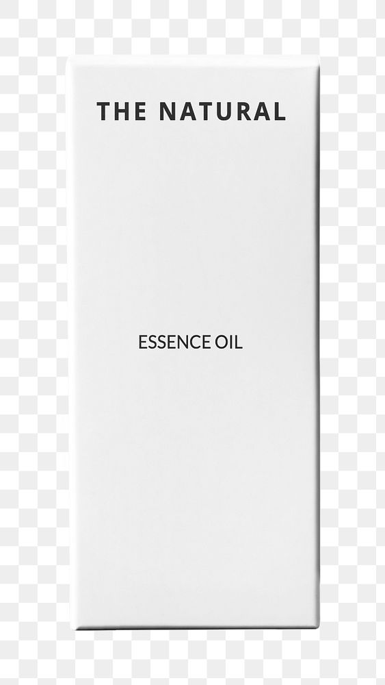 Beauty paper box packaging mockup element, customizable design