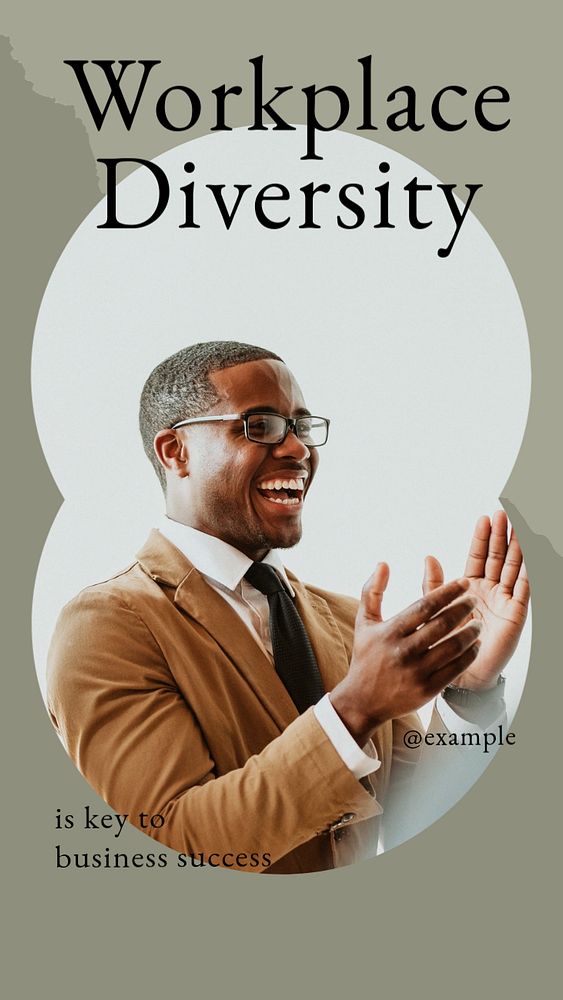 Workplace diversity Instagram story template, editable social media design