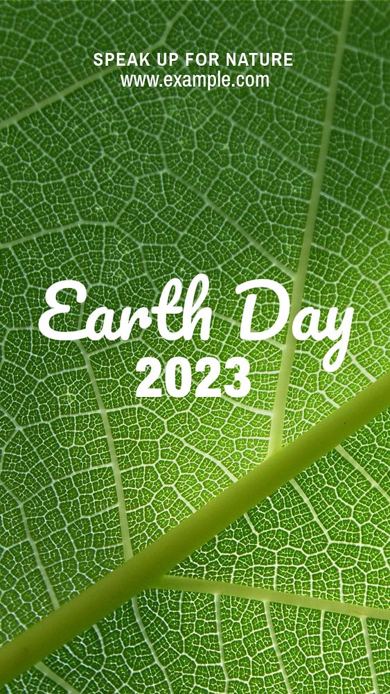 Earth day  Instagram story template, editable text