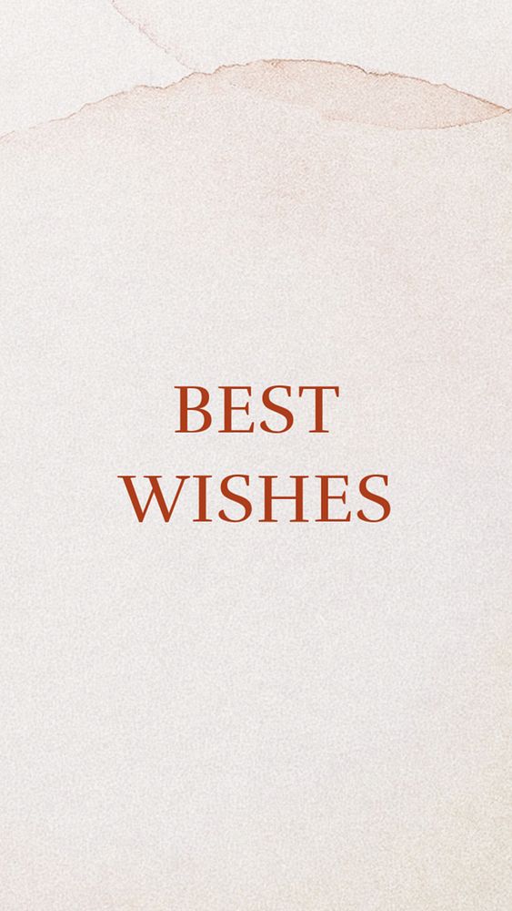 Best wishes Instagram story template, editable text