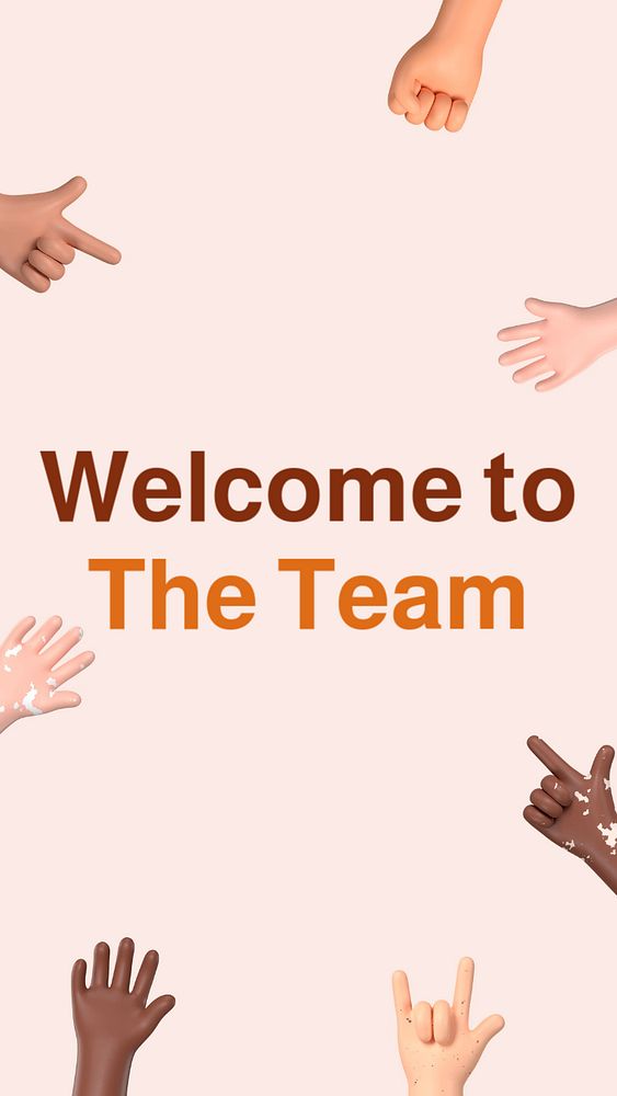 Welcome to the team social story template, editable design