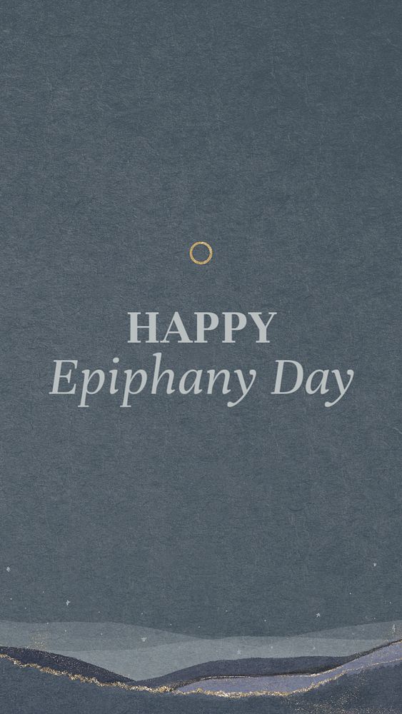 Happy Epiphany Day social story template, editable design