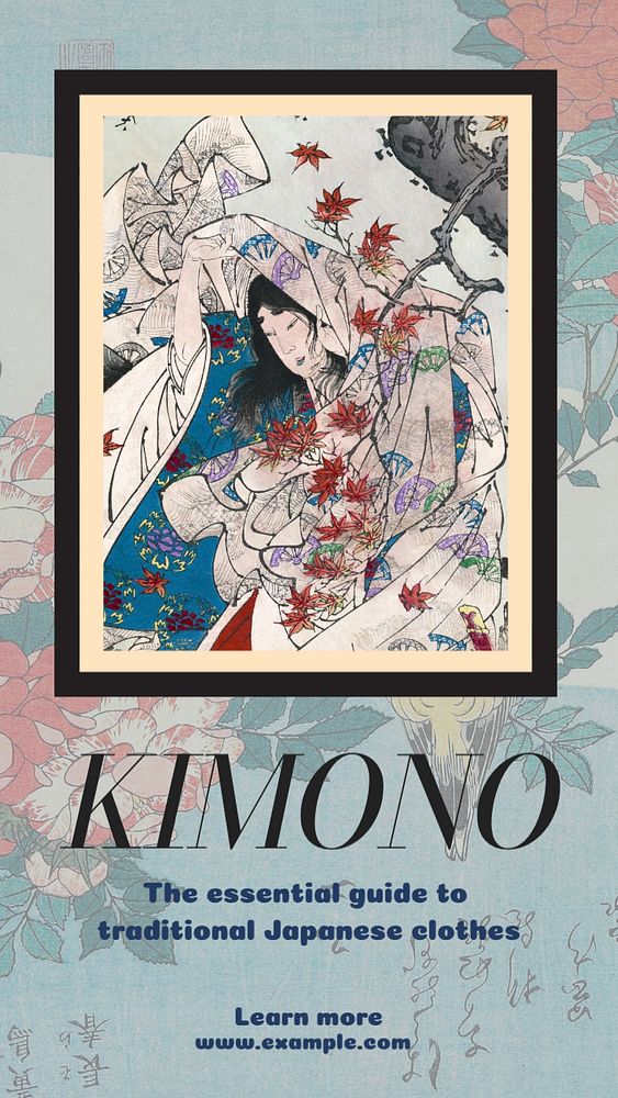 Kimono Instagram story template