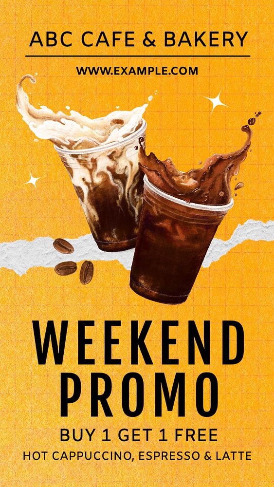 Weekend promotion Instagram story template