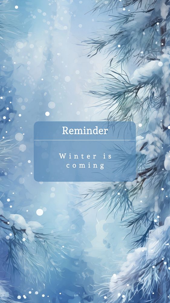 Reminder Instagram story template