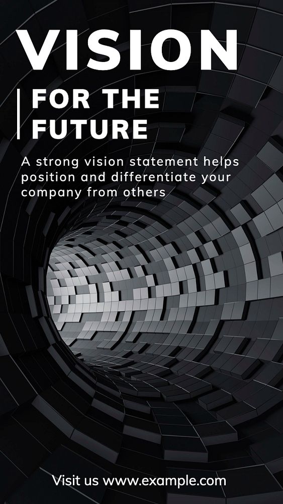 Vision for the future Instagram story template