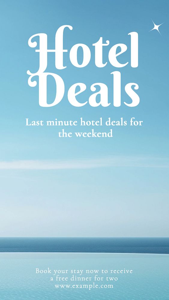 Hotel deals Instagram story template