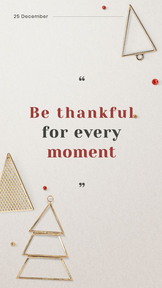 Be thankful Instagram story template