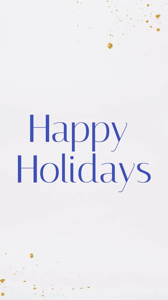 Happy holidays Instagram story template