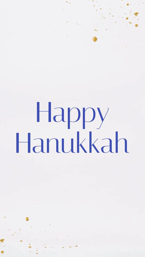 Happy Hanukkah Instagram story template