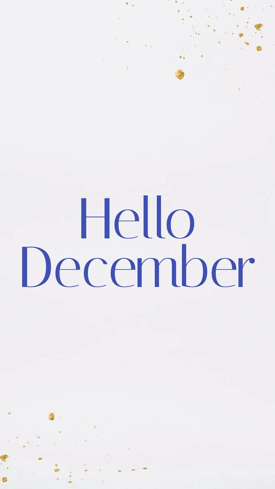 Hello December Instagram story template