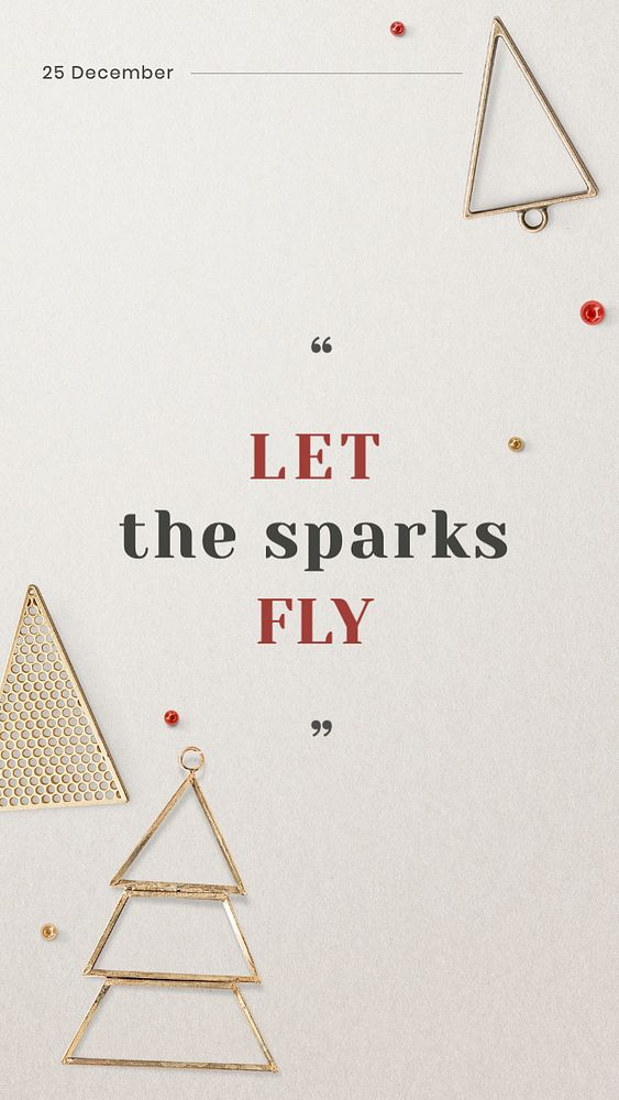 Let the sparks fly Instagram story template